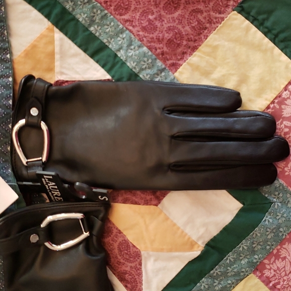 RL Lined Leather Gloves - Picture 5 of 9